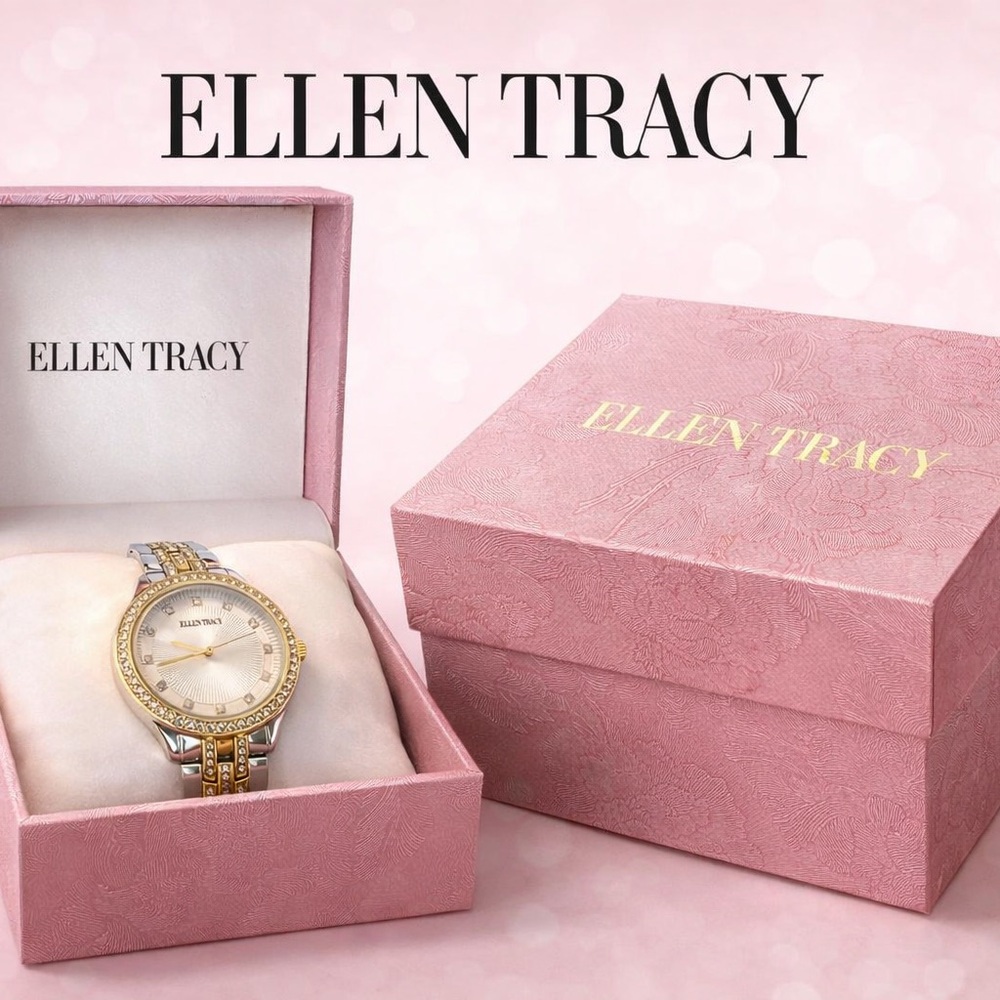 Ellen Tracy Two-Tone Women's Watch